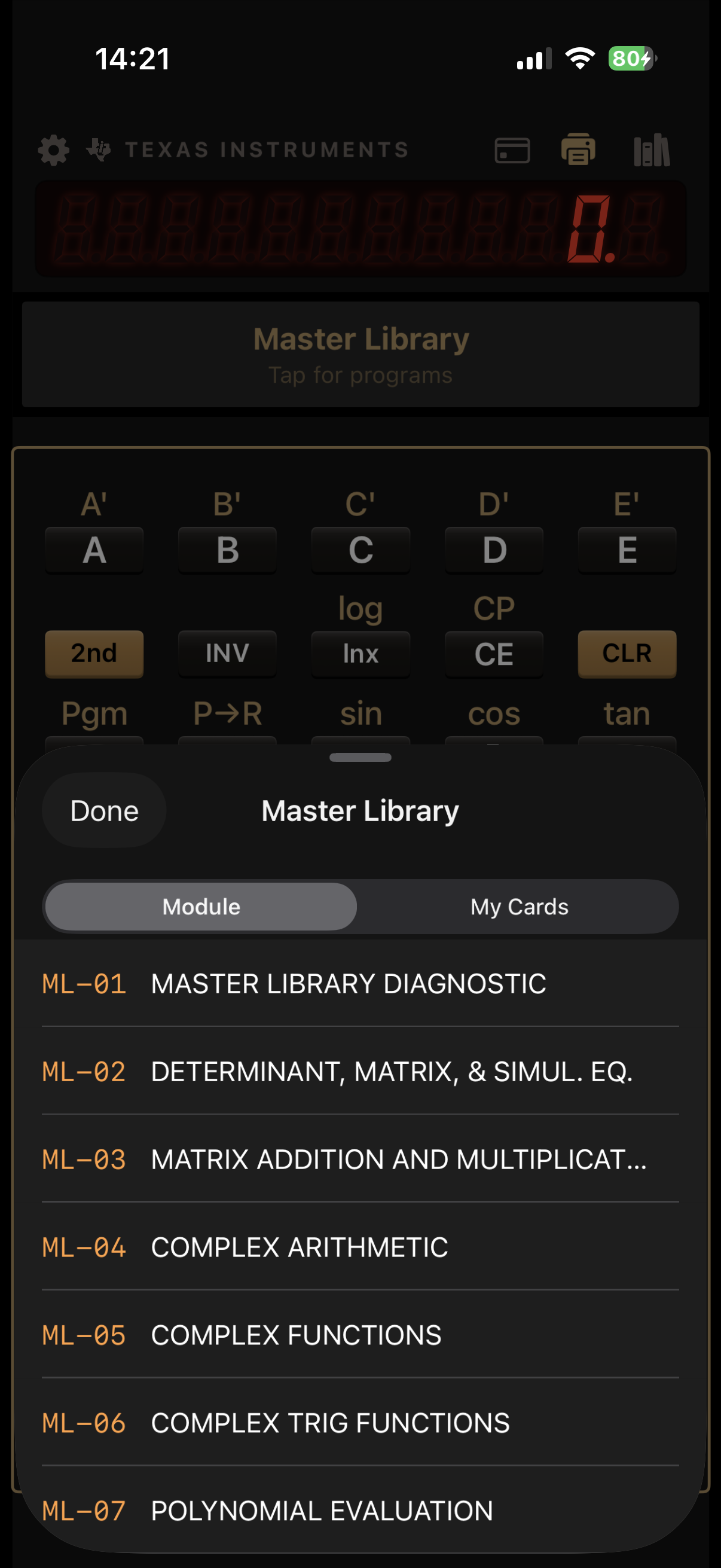 MY59 on iOS